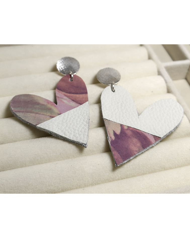 Aros Atrevida Floral Blanco