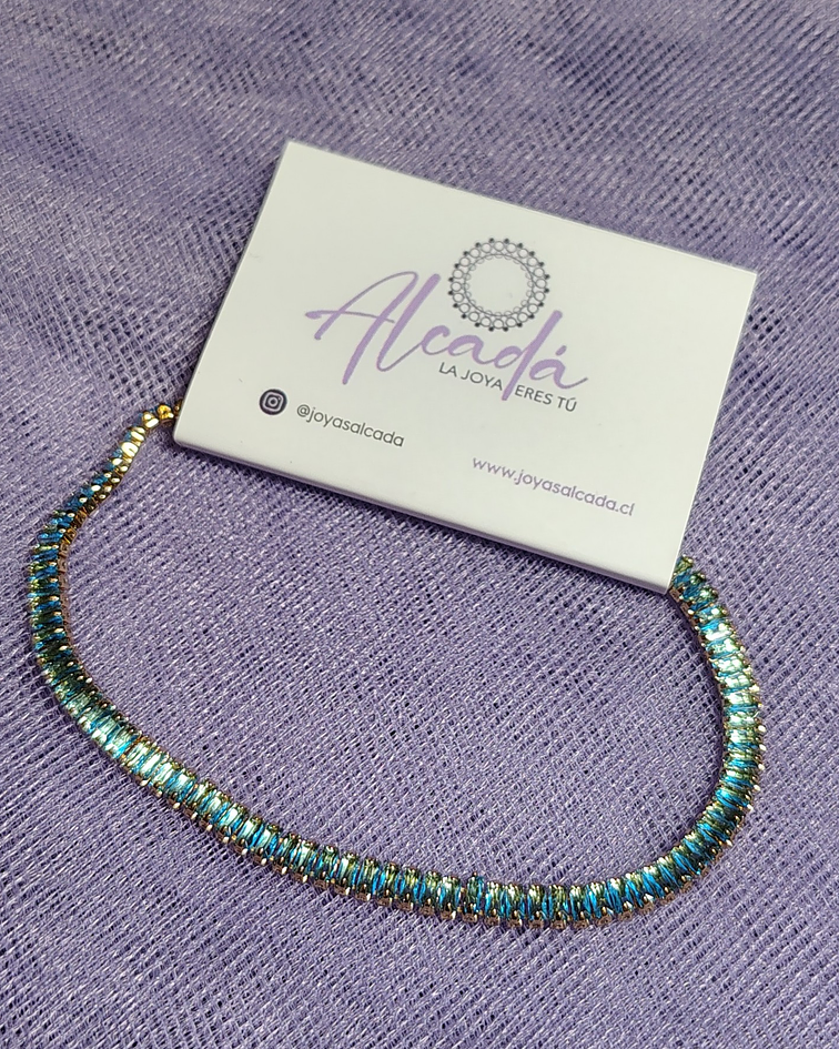 Pulsera Cristal Celeste