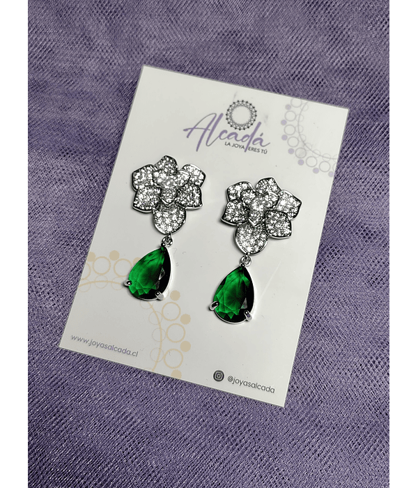 Aros Verdes Base Flor OBZ