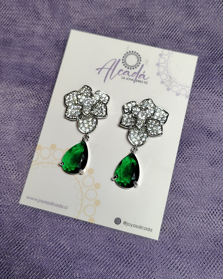 Aros Verdes Base Flor OBZ