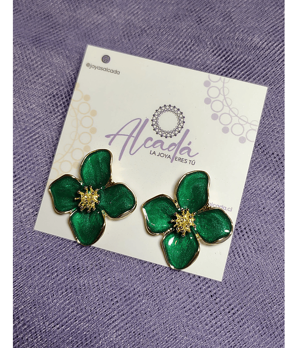Aros Flor Verde