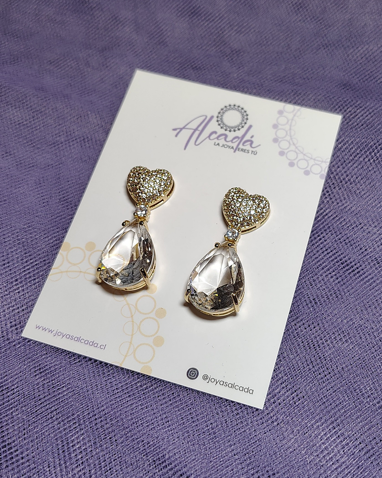 Aros Cuarzo Corazón DMZ