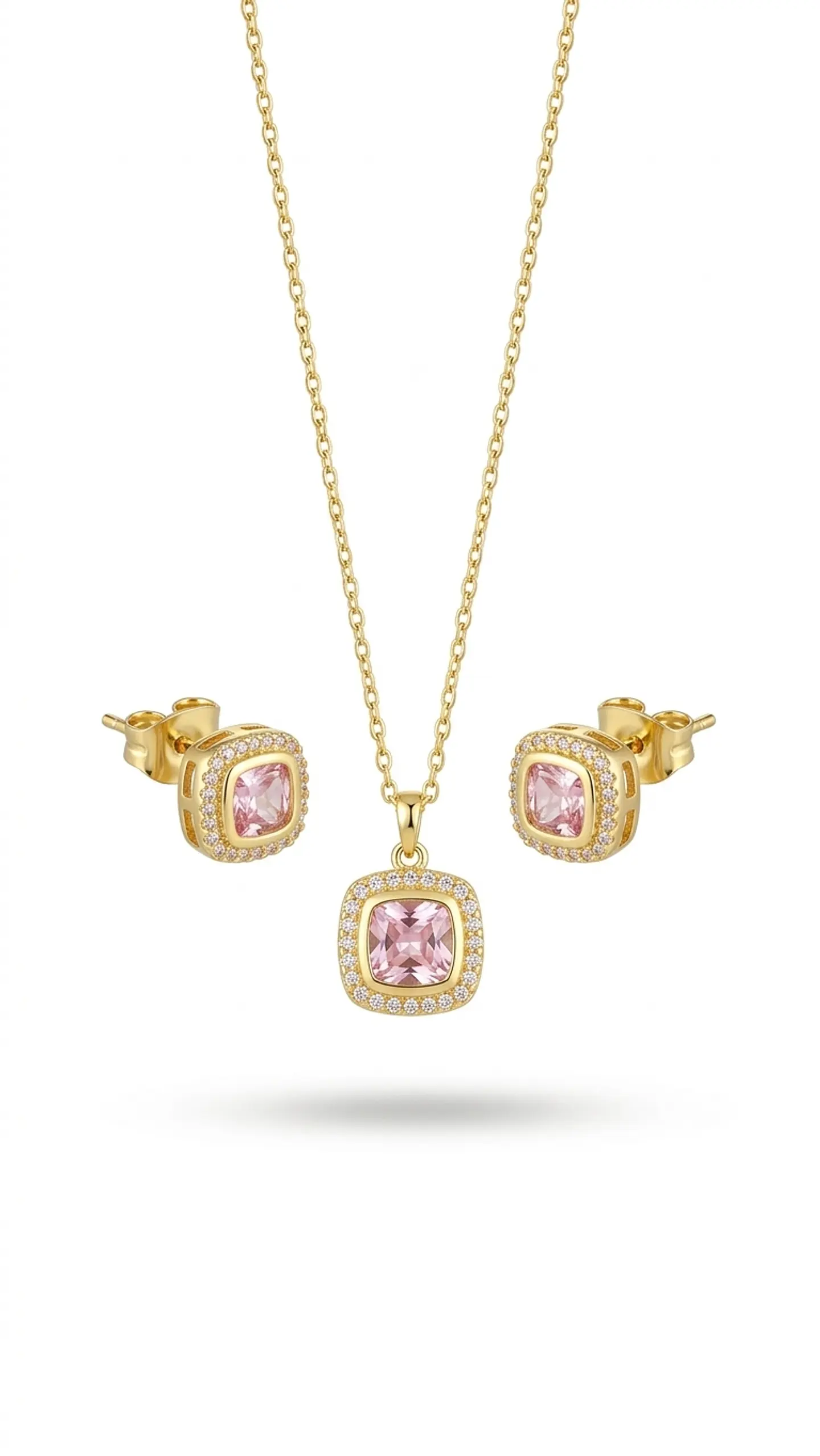 Set Diamante Rosado Royal 1