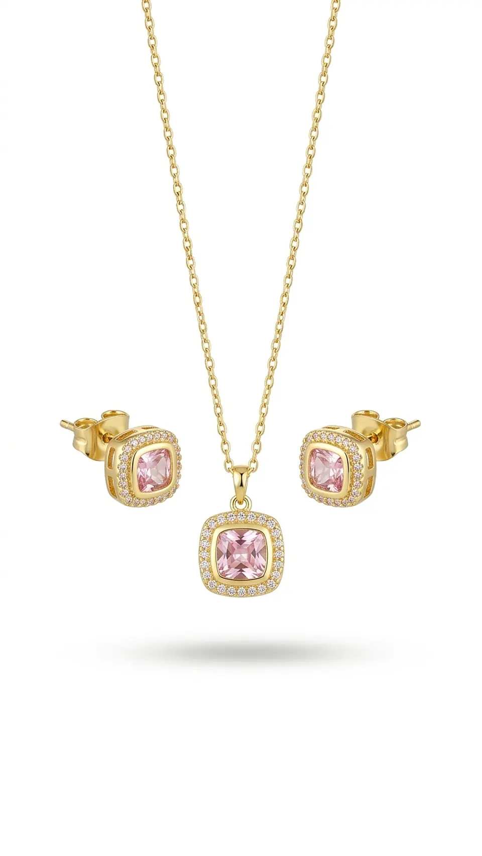 Set Diamante Rosado Royal 1