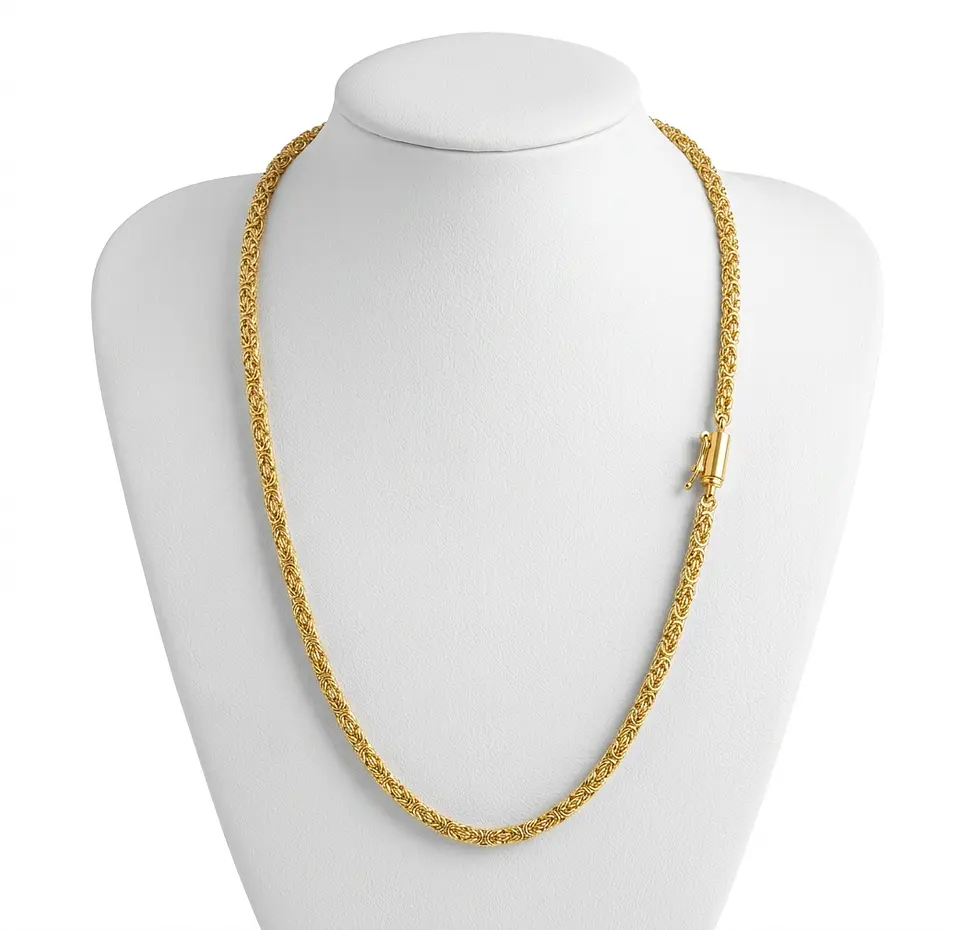 Cadena Camino del Inca – Baño de Oro 18K 1