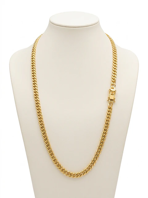 Cadena Grumet  – Baño de Oro 18K