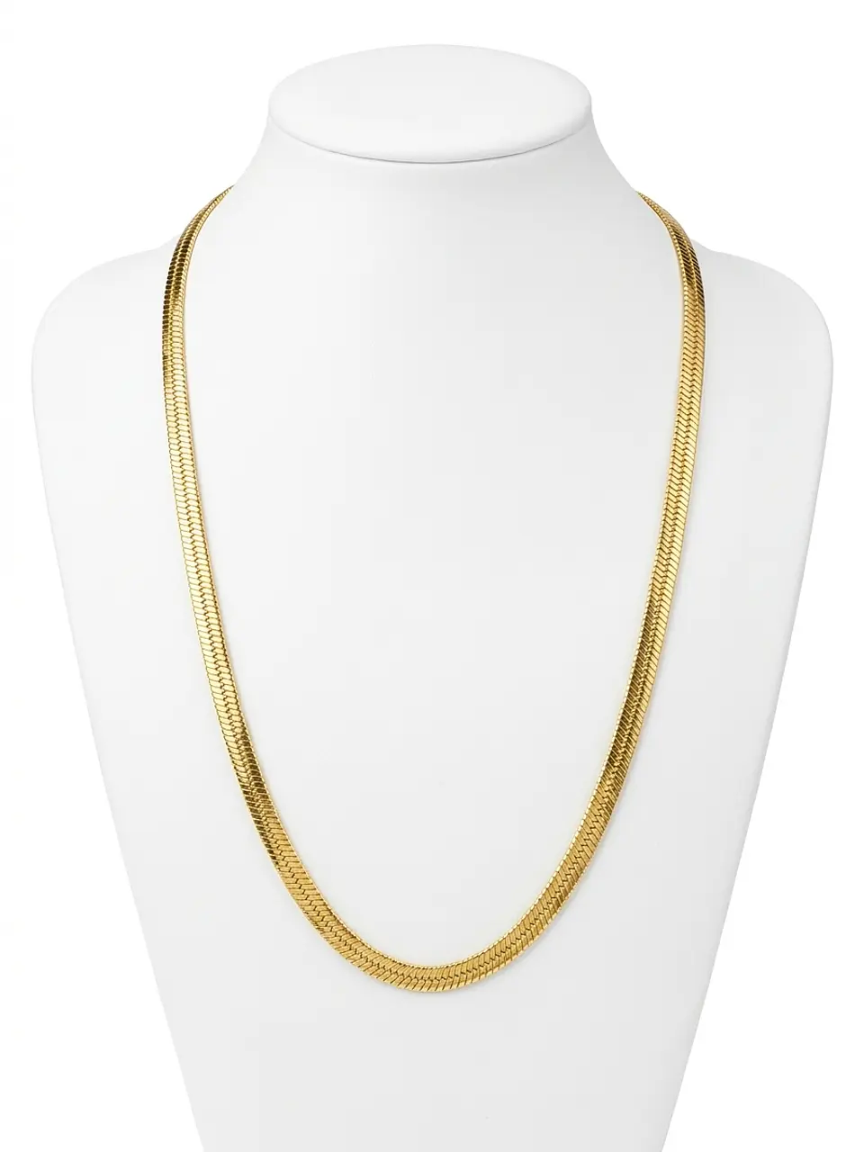 Cadena Serpiente (Snake) XL – Baño de Oro 18K 1