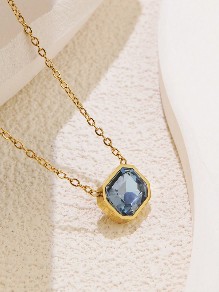 COLLAR OCTAVE BLEU 2