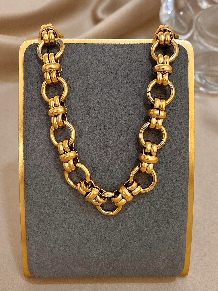 PULSERA MAILLONS DORE VINTAGE 2