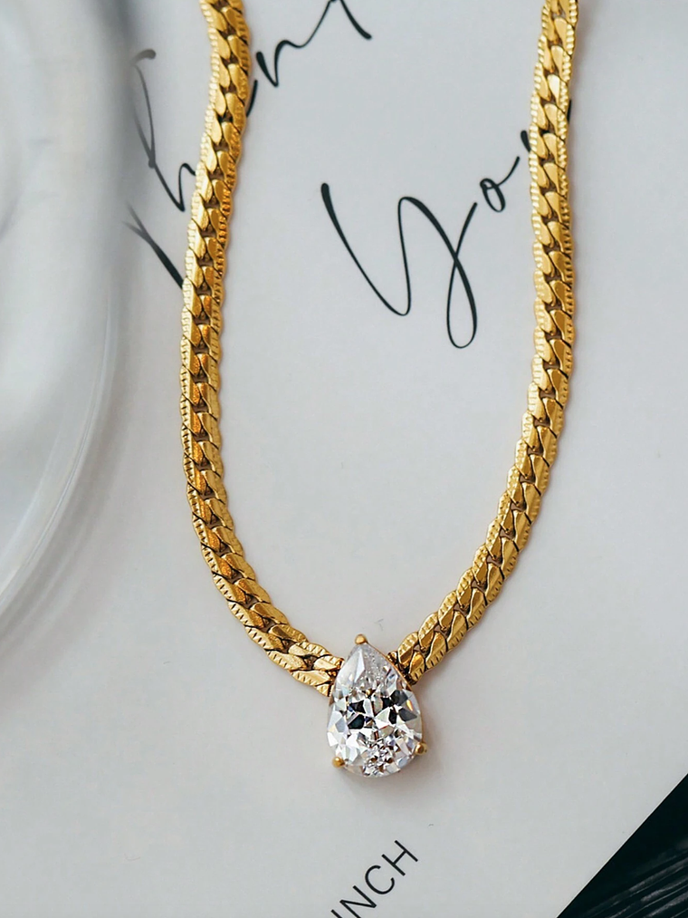 COLLAR GOUTTE DOREE 2