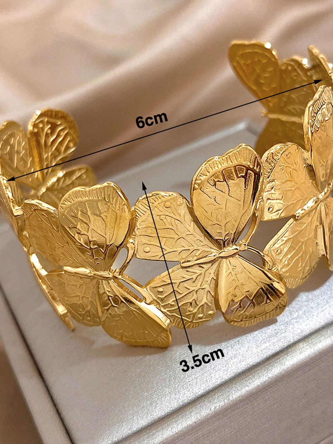 PULSERA BRAZALETE PAPILLON DOREE 2