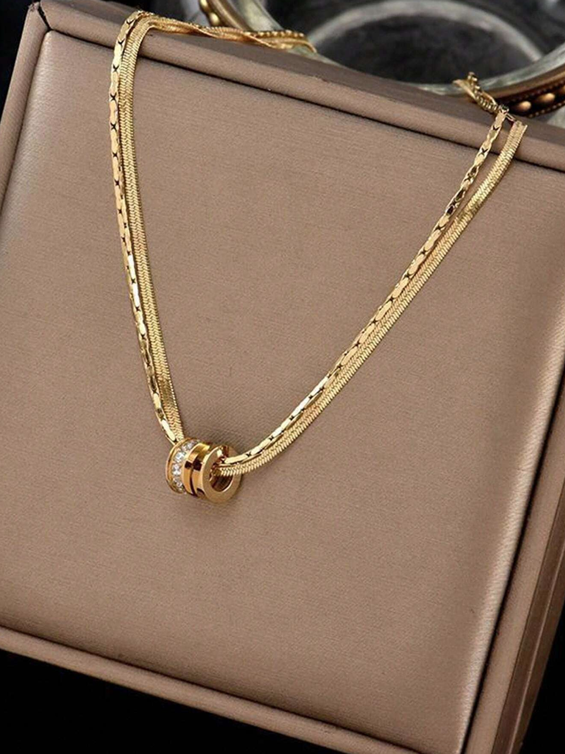 COLLAR SAINT LUCIE DOREE 3