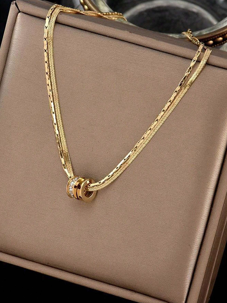 COLLAR SAINT LUCIE DOREE 3