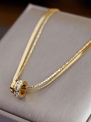 COLLAR SAINT LUCIE DOREE