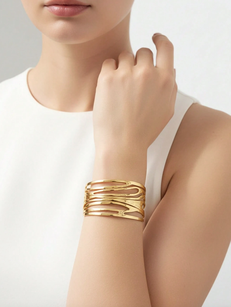 PULSERA BRAZALETE MONTPELLIER DOREE 2