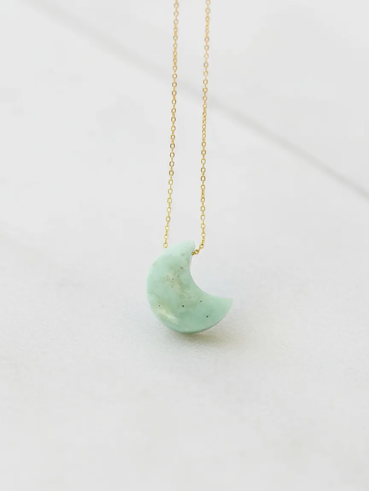 COLLAR MEDIA LUNA AMAZONITA  5