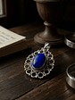 COLGANTE DE LAPISLAZULI PLATA 925 - Miniatura 3