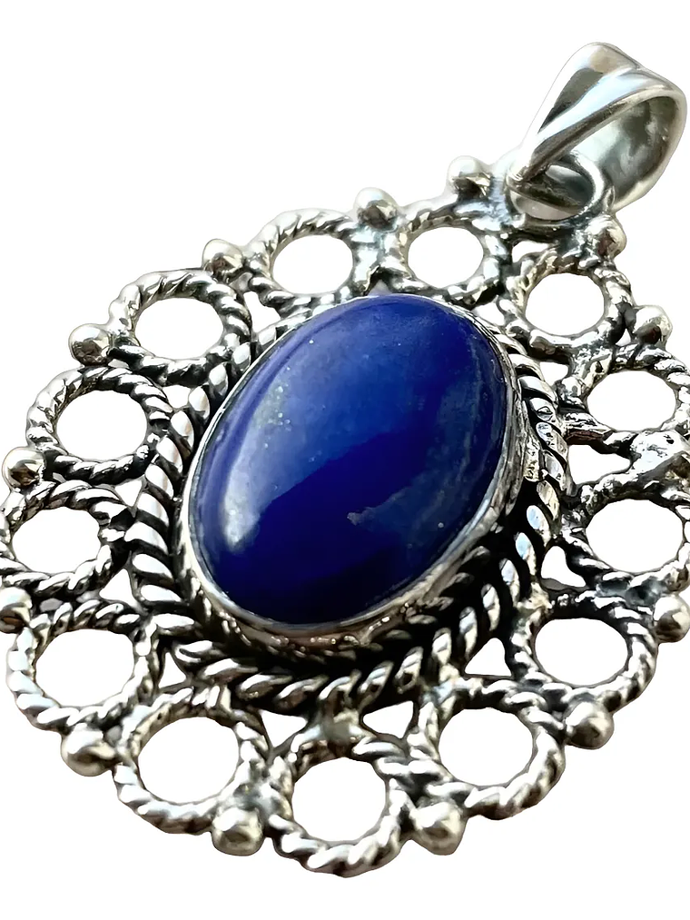 COLGANTE DE LAPISLAZULI PLATA 925 7