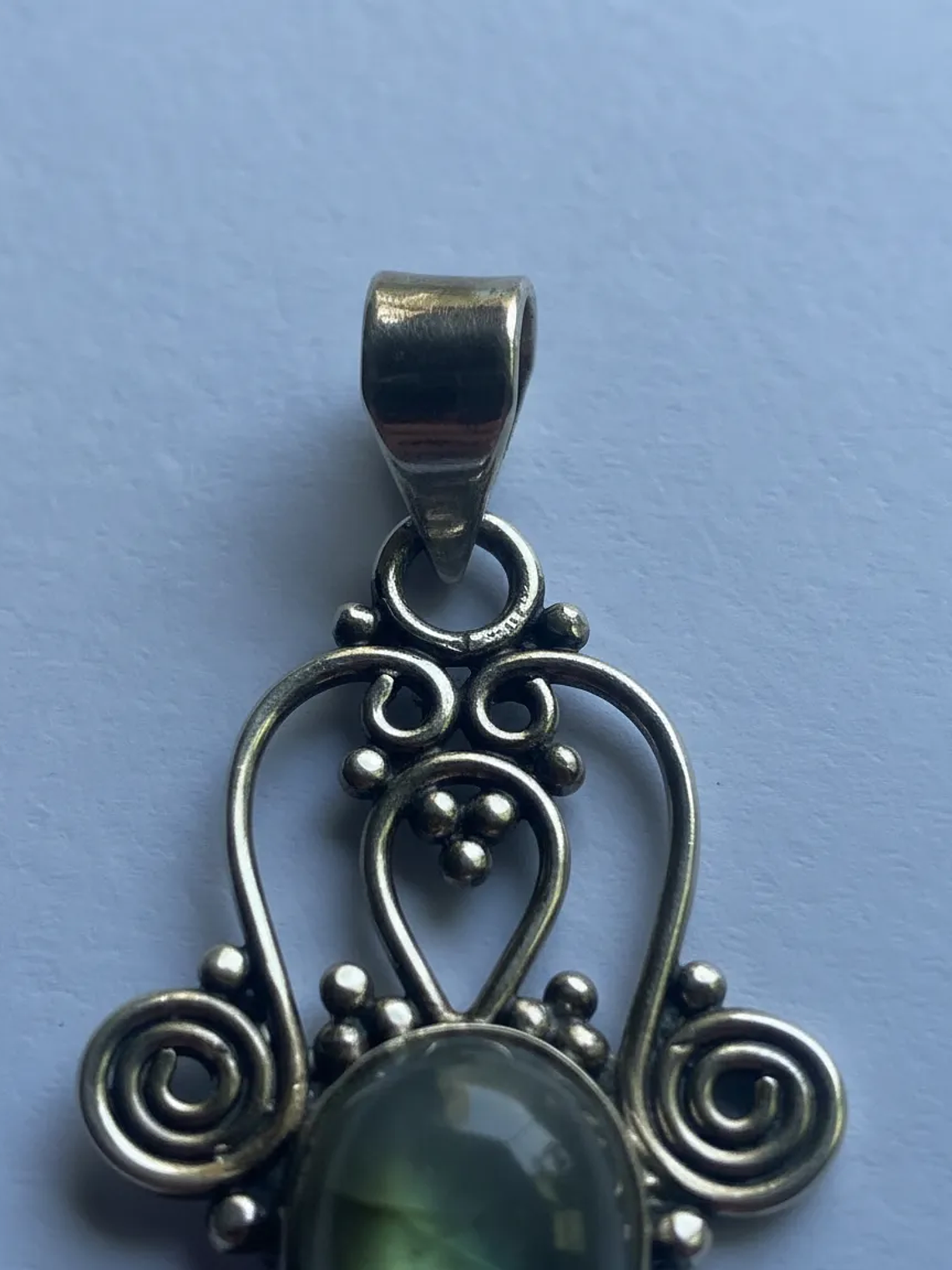 COLGANTE DE LABRADORITA DE FINLANDIA PLATA 925 4