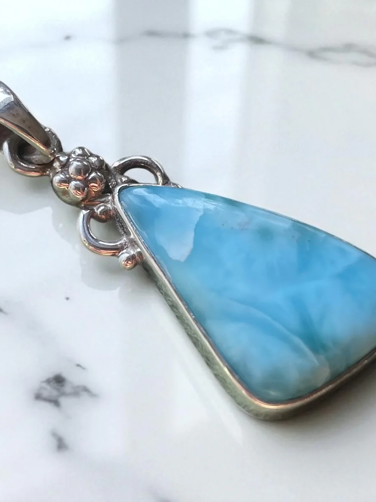 COLGANTE DE LARIMAR PLATA 925 2