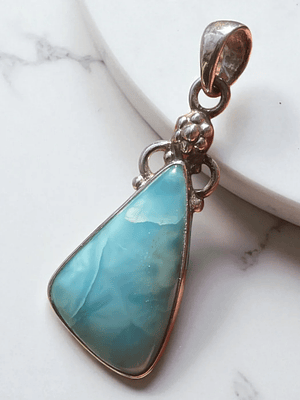 COLGANTE DE LARIMAR PLATA 925