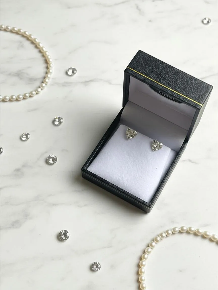 AROS PUNTO DE LUZ CORAZON CRISTAL SWAROVSKI PLATA 925 3