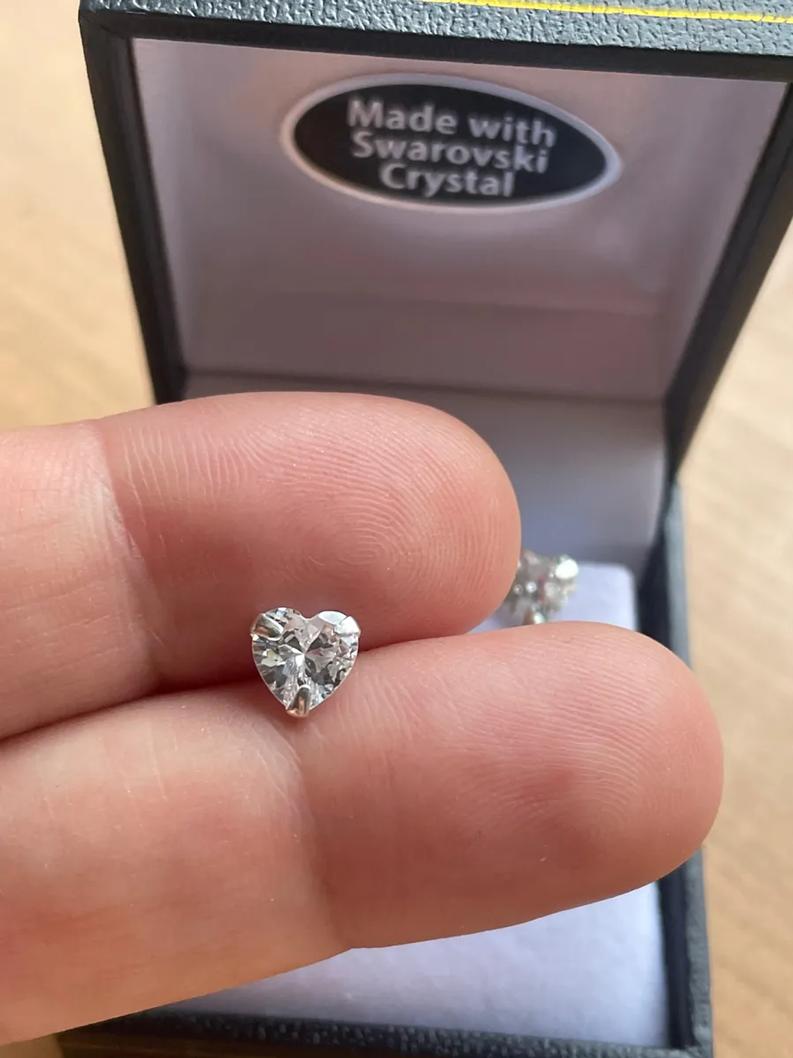 AROS PUNTO DE LUZ CORAZON CRISTAL SWAROVSKI PLATA 925 4