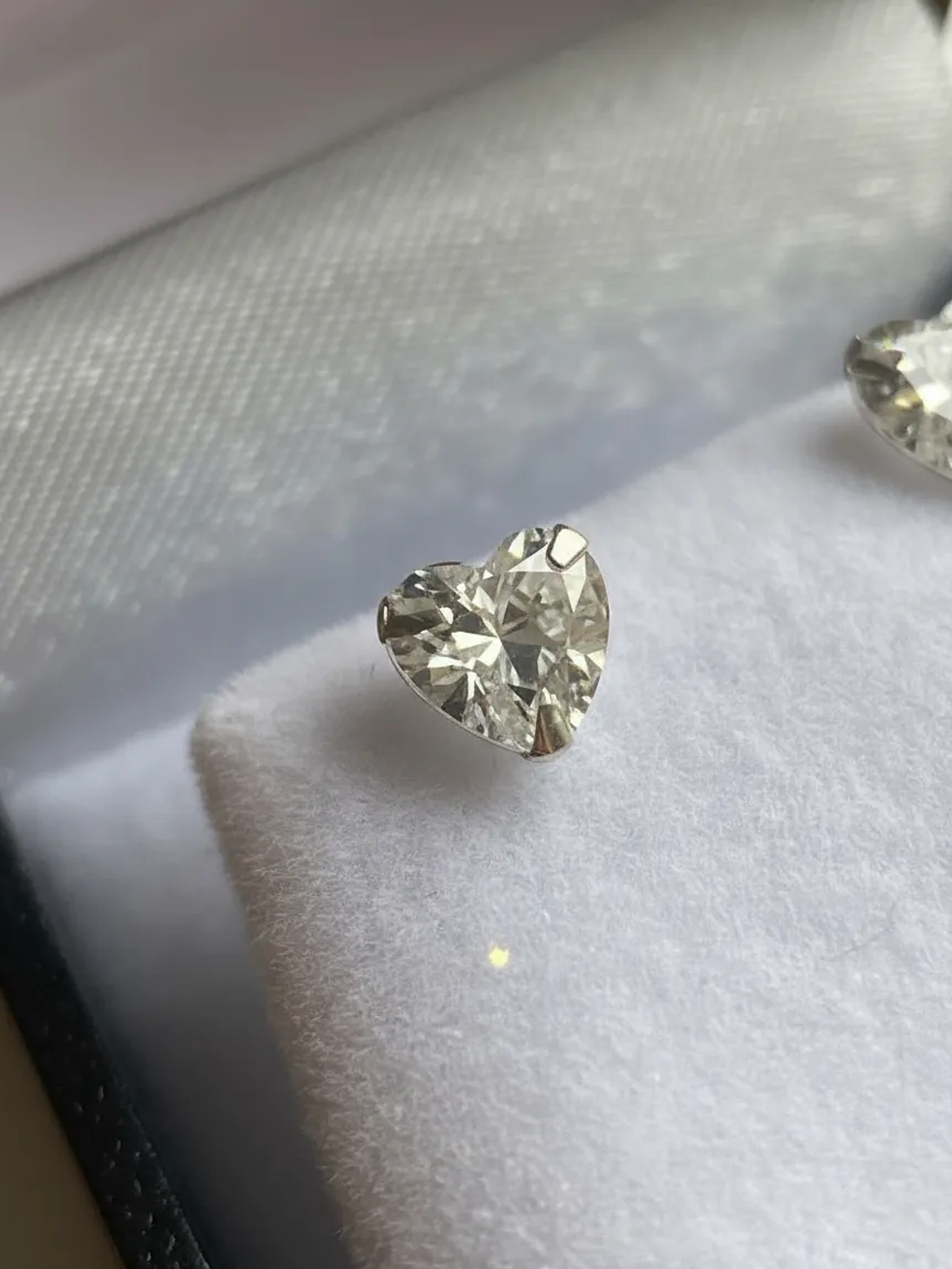 AROS PUNTO DE LUZ CORAZON CRISTAL SWAROVSKI PLATA 925 6