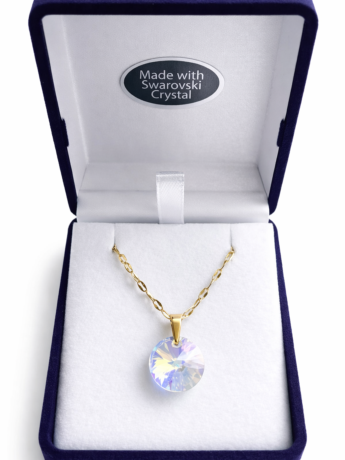 Punto de luz cristal rivoli enchapado en oro 18K 1