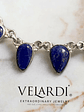 Pulsera Lapislazuli de Afganistan en Plata 925 - Miniatura 5