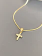 collar cruz con circones - Miniatura 2