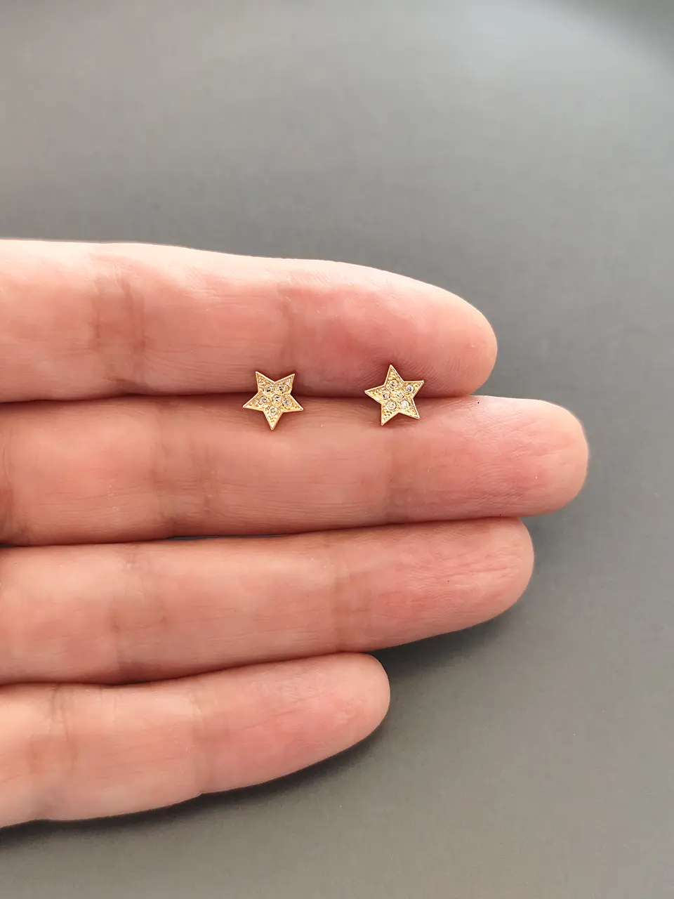 Aro estrella mini rose gold 1