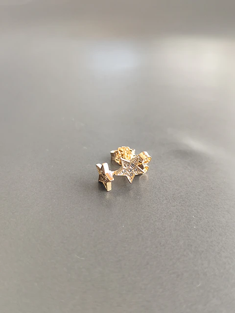 Aro estrella mini rose gold