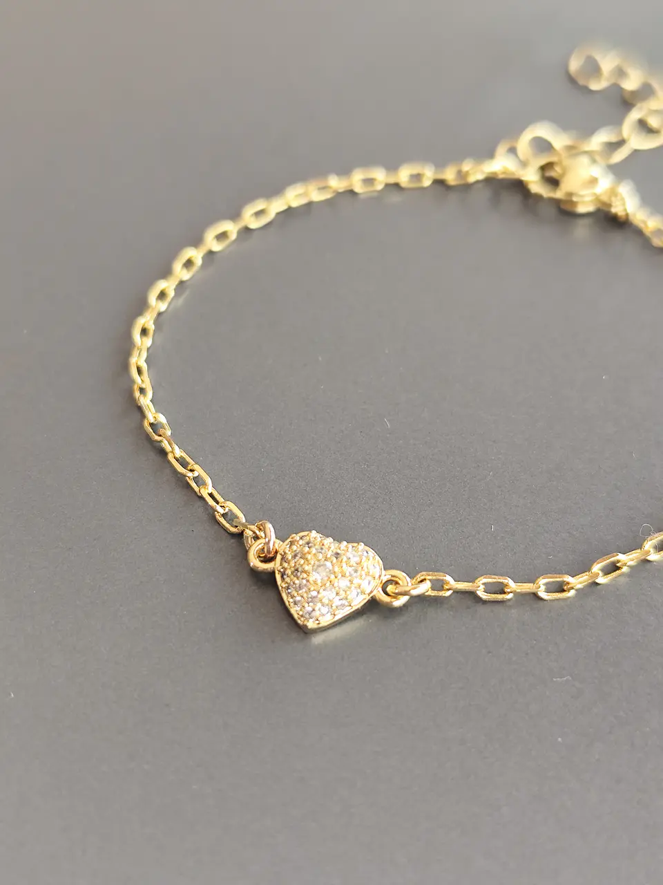 pulsera corazón cristal 4