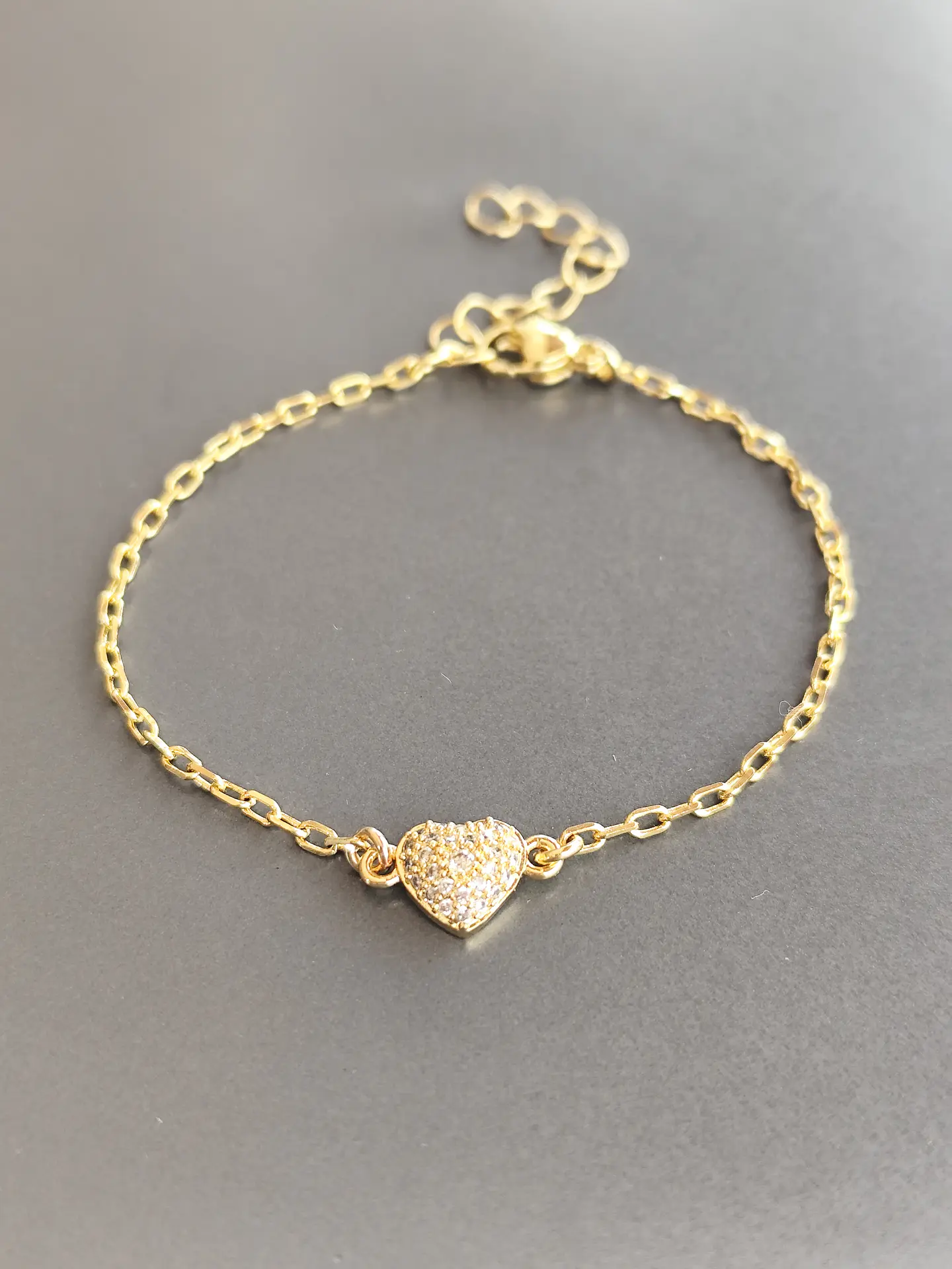 pulsera corazón cristal 2
