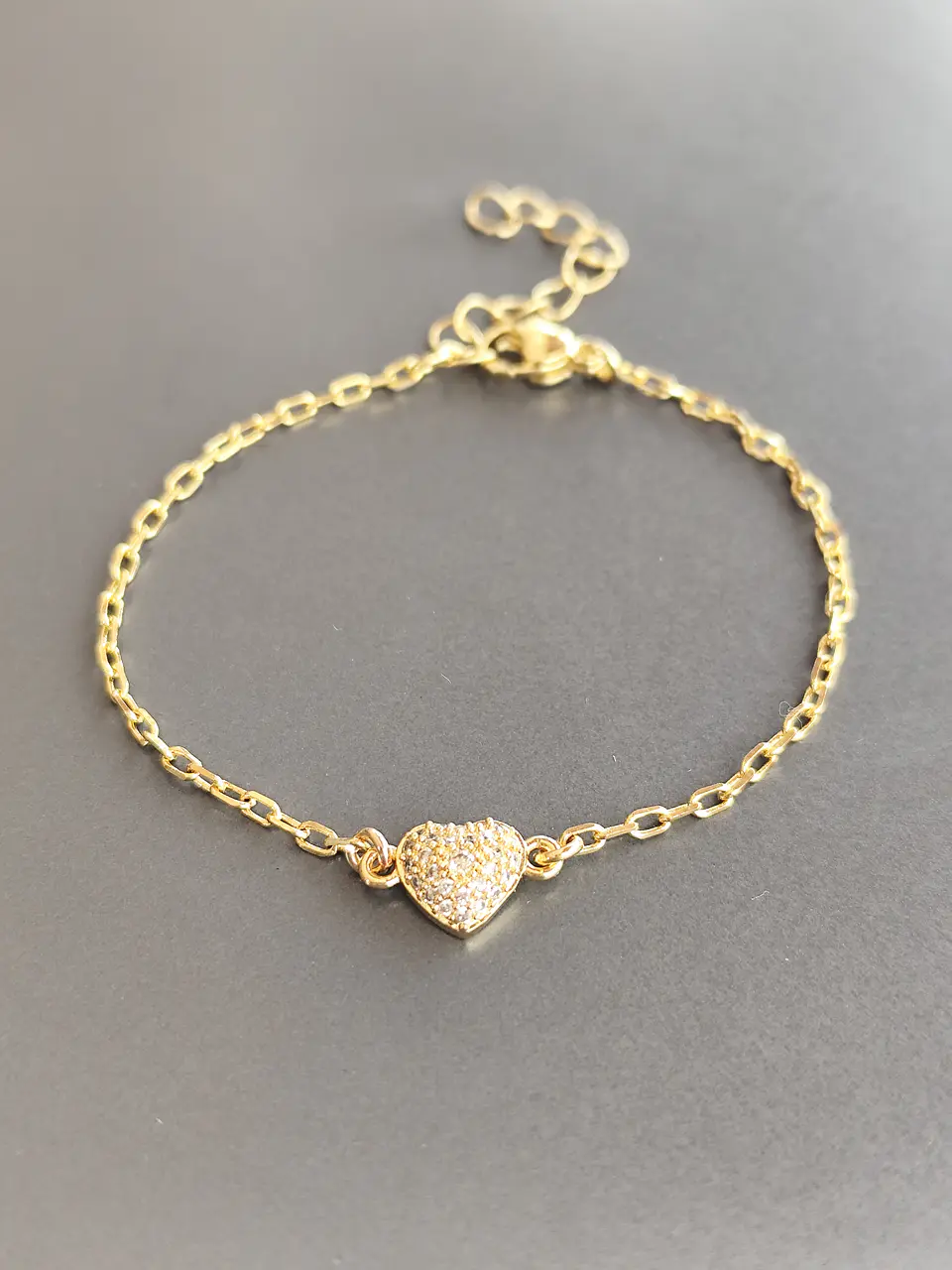 pulsera corazón cristal 2