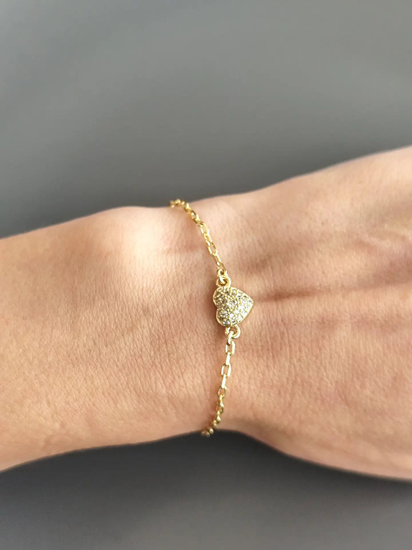 pulsera corazón cristal 3