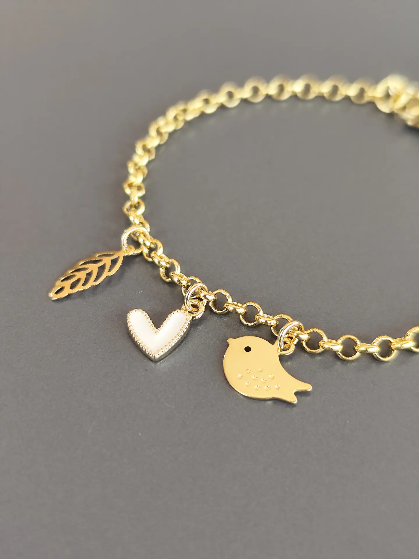 pulsera triple charms 3