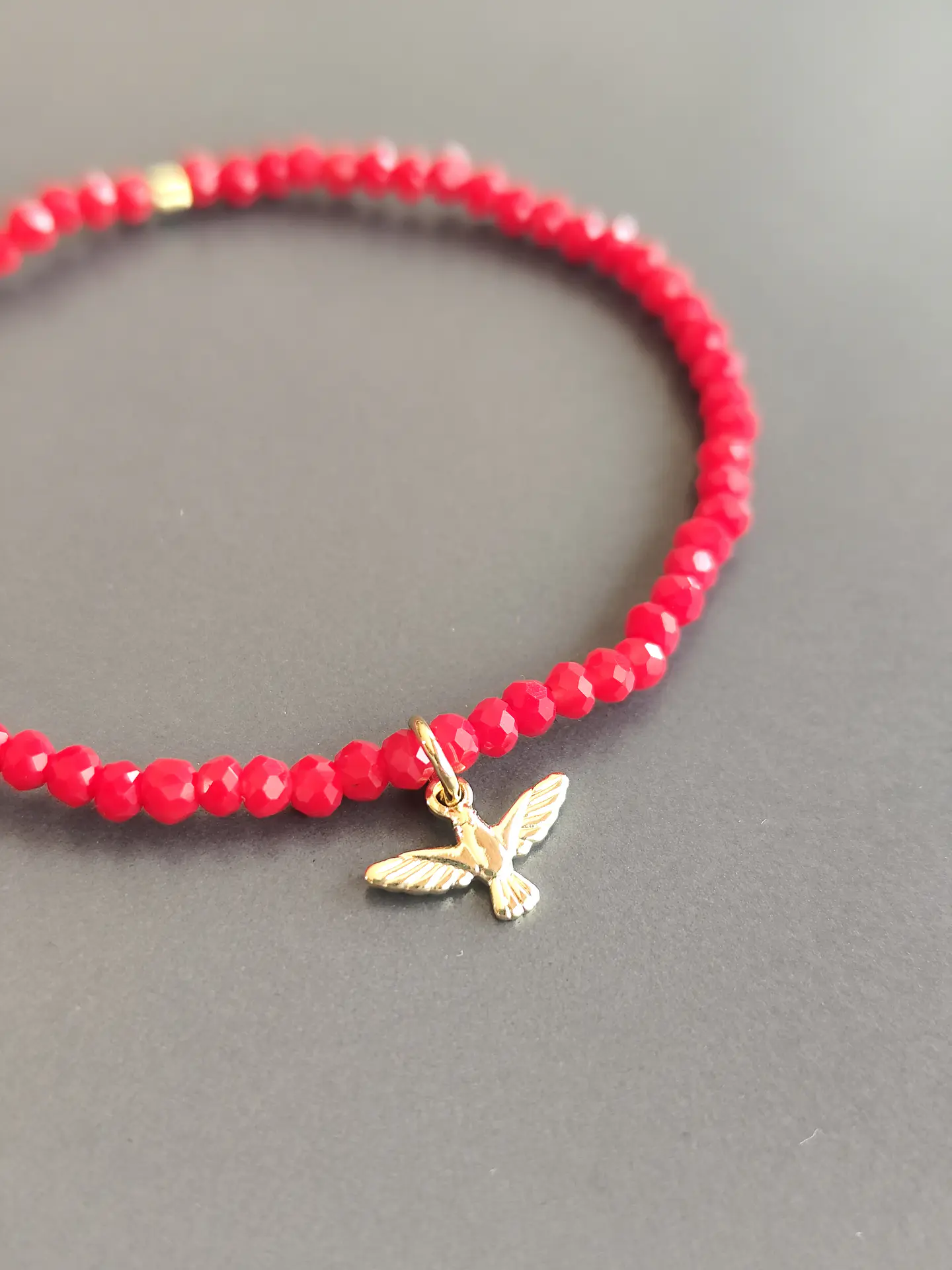 pulsera cristal rojo espiritu santo 3