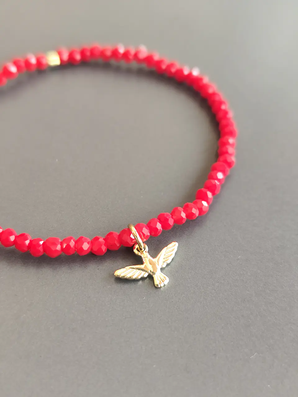 pulsera cristal rojo espiritu santo 3