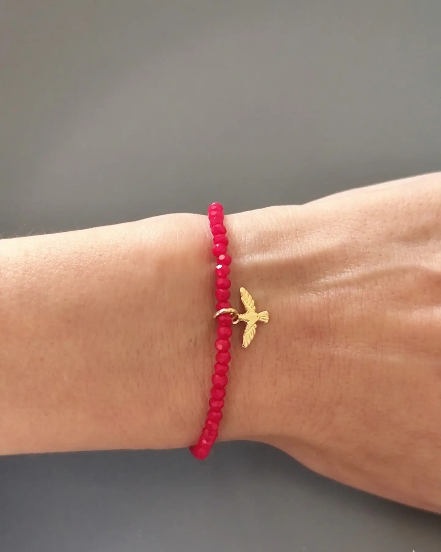 pulsera cristal rojo espiritu santo 4
