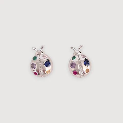 Aros Fortuna | Plata 925 baño de rodio