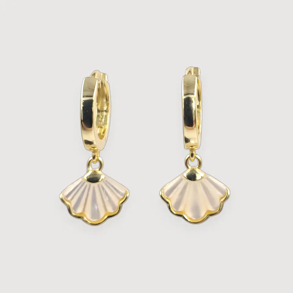 Argollas Mar | Plata 925 baño de oro 18k 1