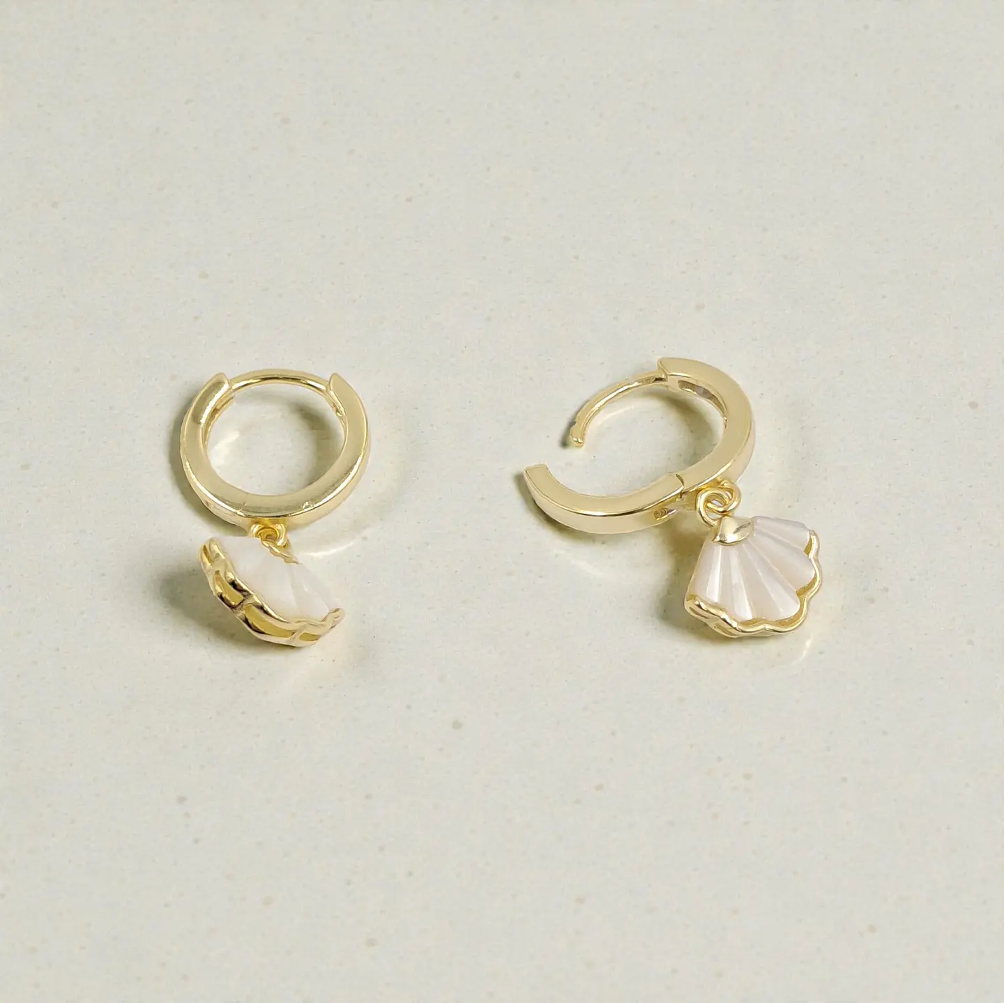 Argollas Mar | Plata 925 baño de oro 18k 3