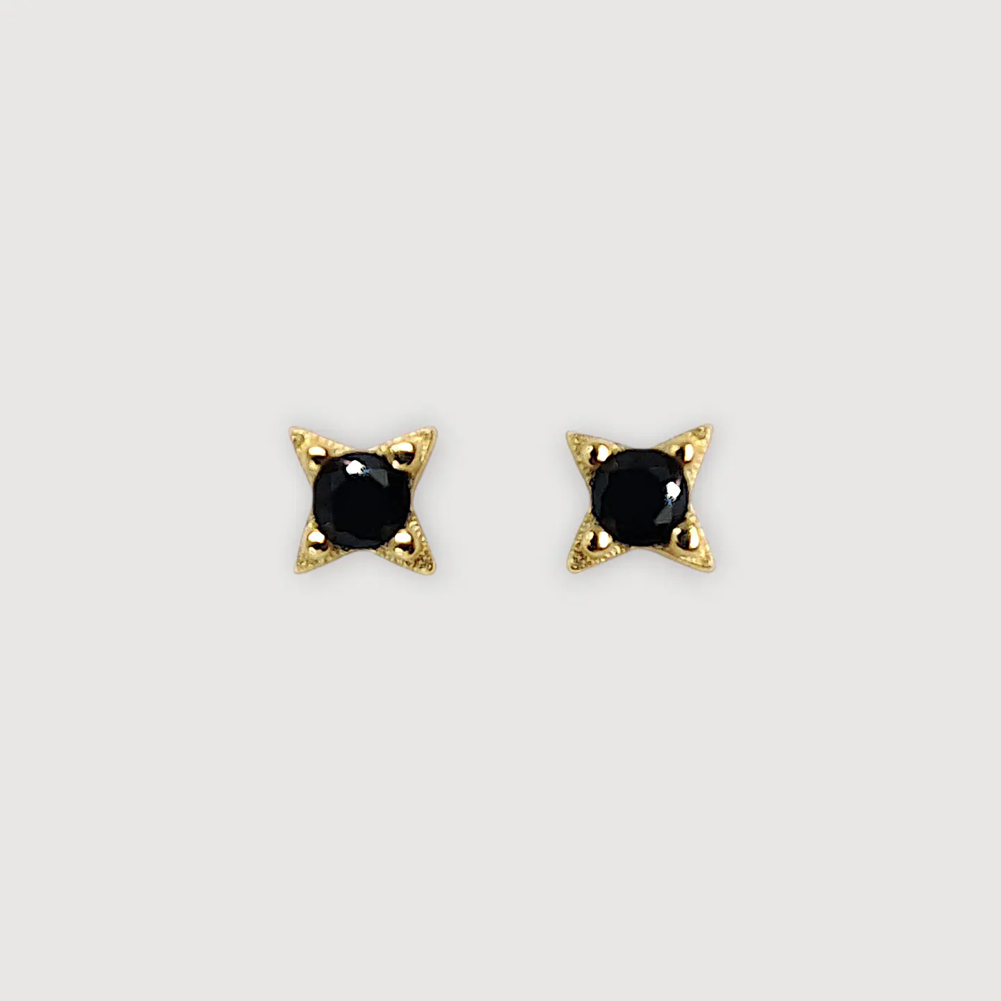Aros Noche | Plata 925 baño de oro 18k 1
