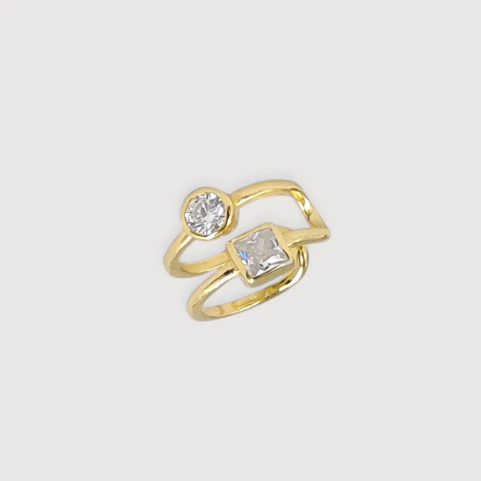 Ear cuff Lourdes | Plata 925 baño de oro 18k 1