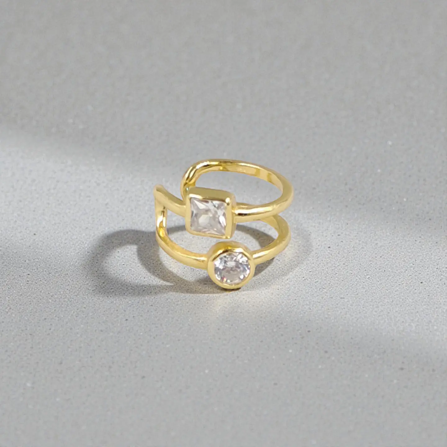 Ear cuff Lourdes | Plata 925 baño de oro 18k 3