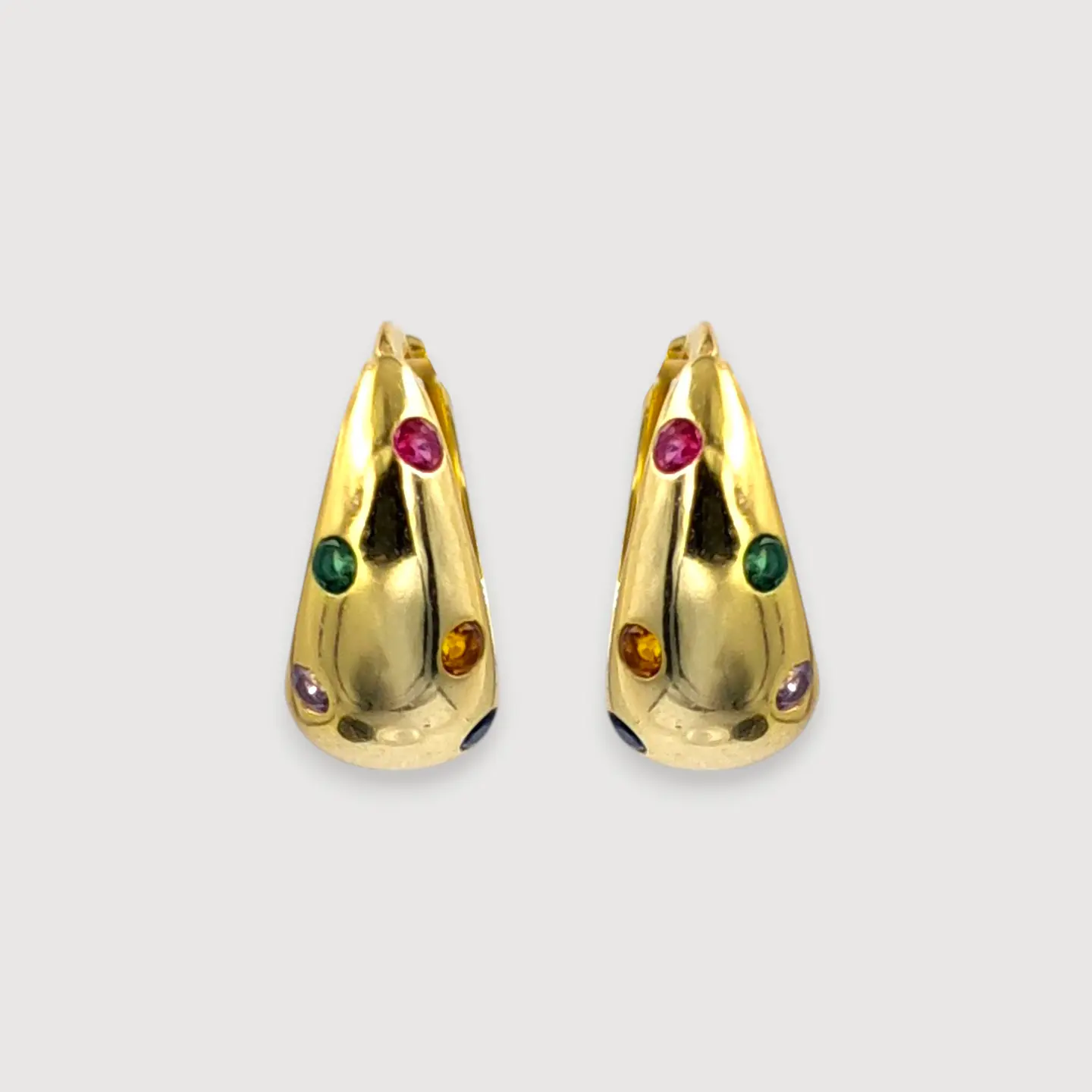 Argollas Alegría | Plata 925 baño de oro 18k 1