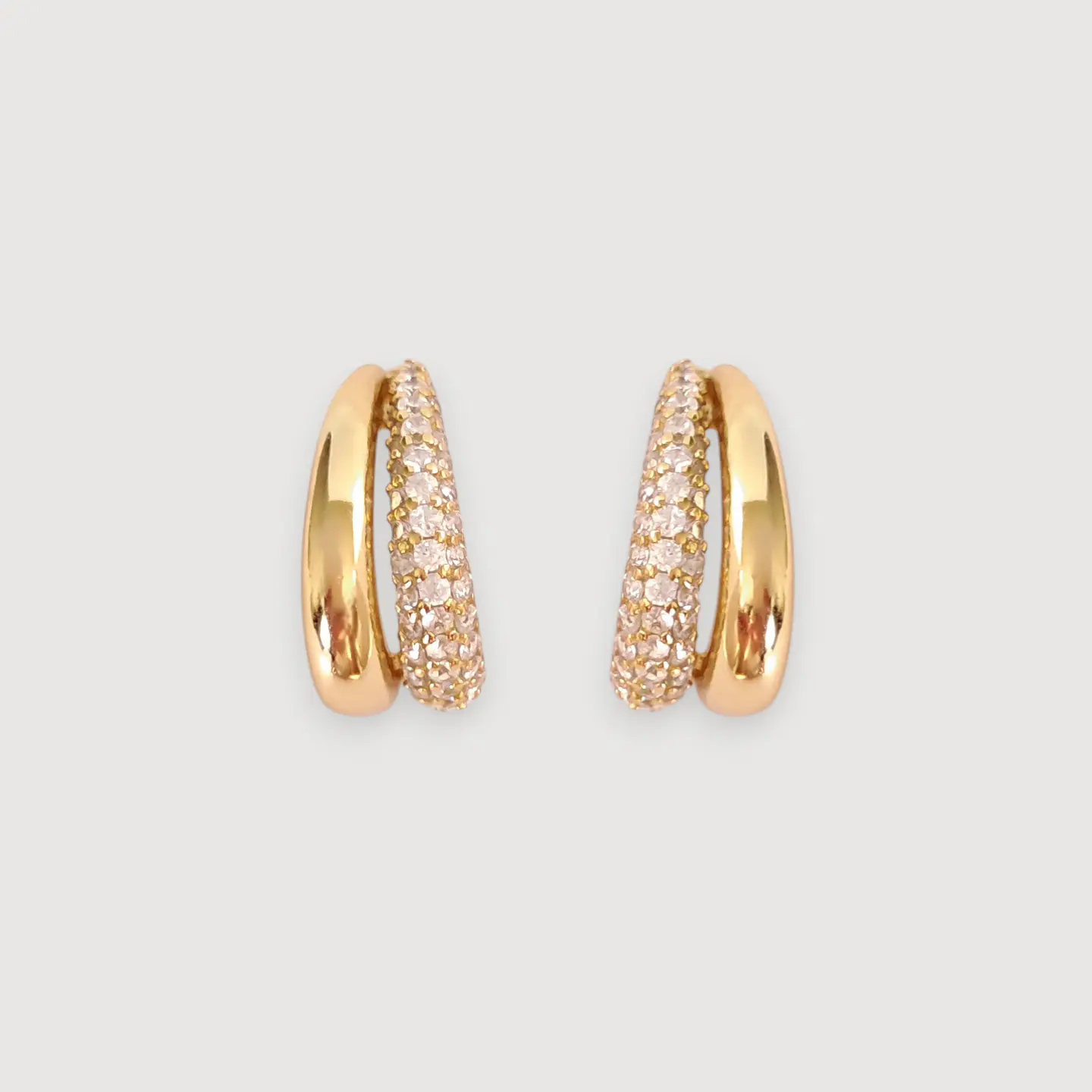 Aros Encanto | Plata 925 baño de oro 18k 4