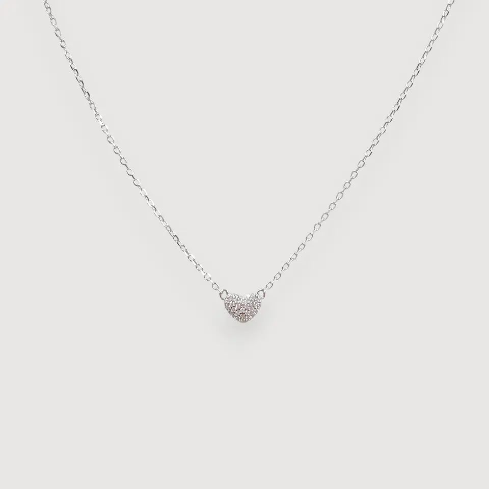 Collar Coralia | Plata 925 baño de rodio 1